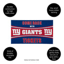 28" x 16" PVC Trapper Mat, Come Back with Tickets, New York Giants