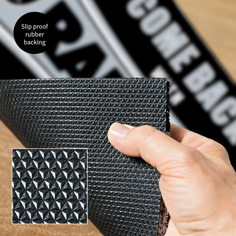 28" x 16" PVC Trapper Mat, Come Back with Tickets, Las Vegas Raiders