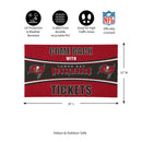 28" x 16" PVC Trapper Mat, Come Back with Tickets, Tampa Bay Buccaneers