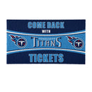 28" x 16" PVC Trapper Mat, Come Back with Tickets, Tennessee Titans