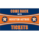 Houston Astros Come Back with Tickets PVC Trapper Mat, 28" x 16"