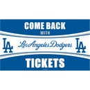 Los Angeles Dodgers Come Back with Tickets PVC Trapper Mat, 28" x 16"