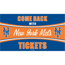 New York Mets Come Back with Tickets PVC Trapper Mat, 28" x 16"