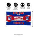 28" x 16" PVC Trapper Mat, Come Back with Tickets, New York Rangers