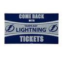 28" x 16" PVC Trapper Mat, Come Back with Tickets, Tampa Bay Lightning