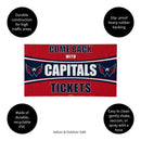 28" x 16" PVC Trapper Mat, Come Back with Tickets, Washington Capitals