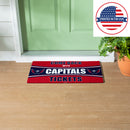 28" x 16" PVC Trapper Mat, Come Back with Tickets, Washington Capitals