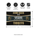 28" x 16" PVC Trapper Mat, Come Back with Tickets, Vegas Golden Knights