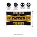 28" x 16" PVC Trapper Mat, Come Back with Tickets, University of Missouri