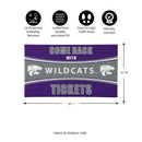 28" x 16" PVC Trapper Mat, Come Back with Tickets, Kansas State University
