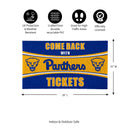 28" x 16" PVC Trapper Mat, Come Back with Tickets, University of Pittsburgh