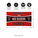 28" x 16" PVC Trapper Mat, Come Back with Tickets, Texas Tech University