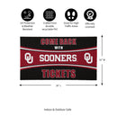 28" x 16" PVC Trapper Mat, Come Back with Tickets, University of Oklahoma
