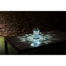 Light-n-Motion Solar Metal Lantern, Aqua Wicker Pattern,2sp5141