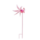 36"H Solar Flamingo Staked Wind Spinner,2sp6051