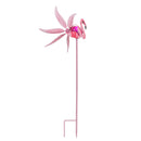 36"H Solar Flamingo Staked Wind Spinner,2sp6051