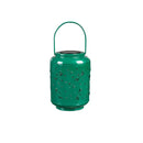 Solar Dragonfly Cut Out Metal Lantern, Green