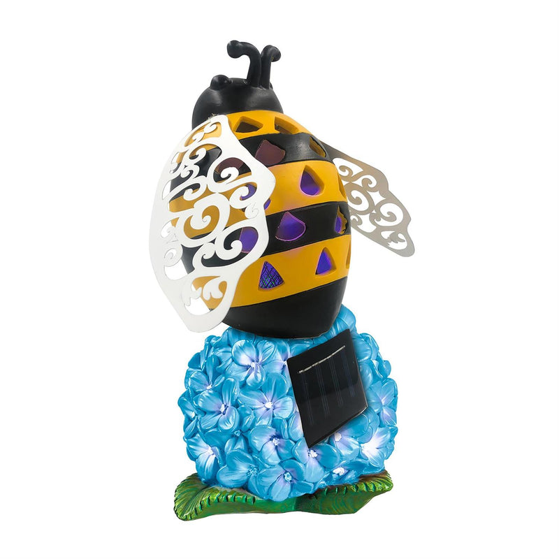 Solar Bug Zapper Garden Statuary, Bee