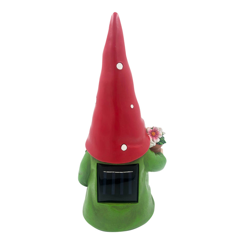 Solar Bug Zapper Garden Statuary, Gnome,2sp7390