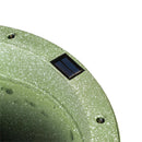 16" Solar Lit Plastic Planter, Green