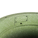 16" Solar Lit Plastic Planter, Green