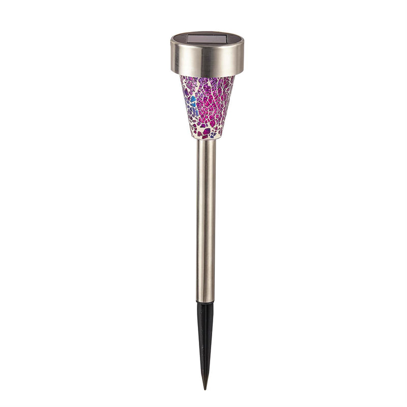 Solar Garden Pathway Light, Purple