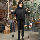 Evergreen Wind,Lasercut Solar Metal Windchime,4.7x4.7x36.6 Inches