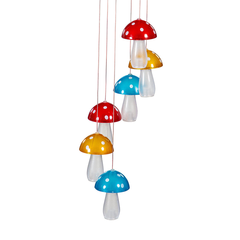 Garden of Wonder Mobile, Mushroom White Light Solar Mobile
