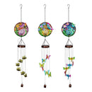 Pollinator Garden Mobile, White Light Solar Mobile, Scenic Pollinator