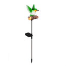 Hummingbird Chirping Charmer Solar Garden Stake
