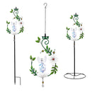 Season to Sparkle Garden Stake, 4-in-1 Solar Garden Stake, Angel, 48"H