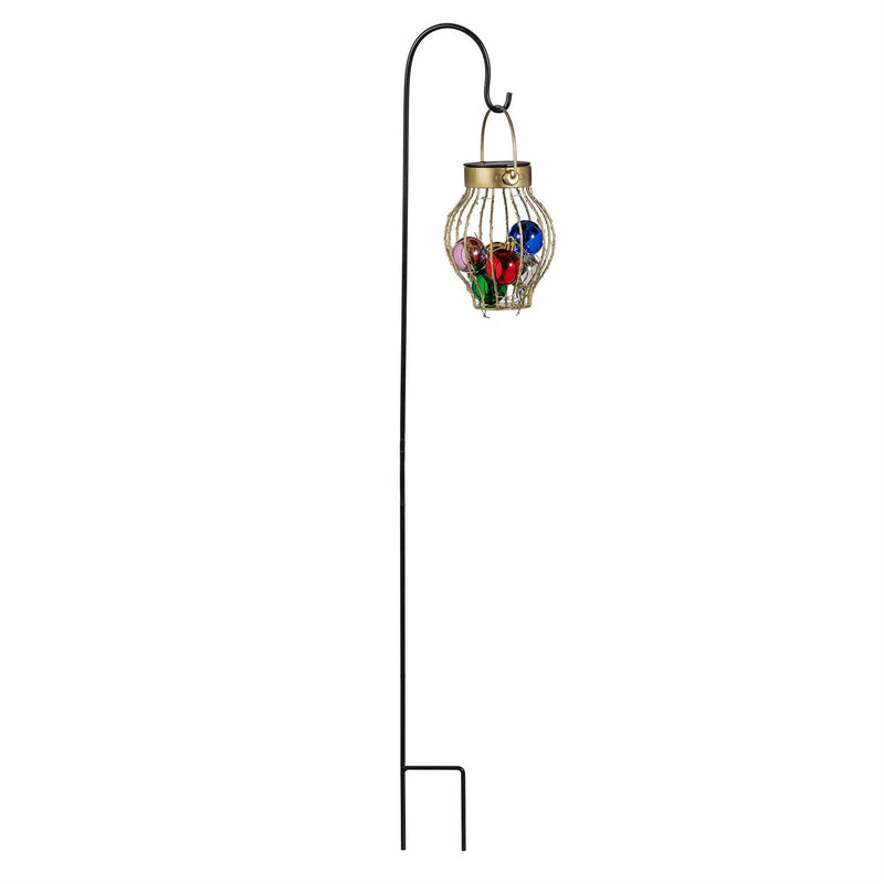 Joyful Traditions Garden Stake, Solar Garden Stake, Ornament Ball, 36"H, Asst of 3
