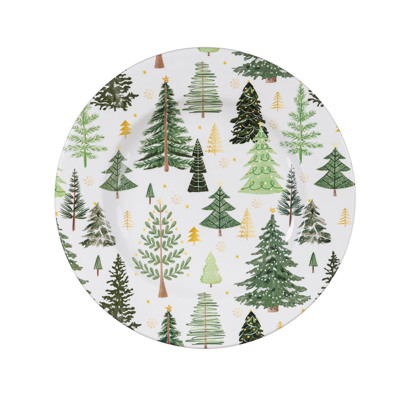 Shades of Green Plate Melamine Salad Plate, 8.5"