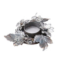 Metal Flower with Candle Holder/Tealight Holder,2 Asst,2thm010