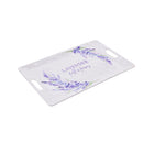 Evergreen Home Accents,18.5" Melamine Rectangular Tray, Lavender Fields,18.6x12x0.67 Inches
