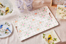 Evergreen Home Accents,18.5" Melamine Rectangular Tray, Birds in Blooms,18.6x12x0.67 Inches