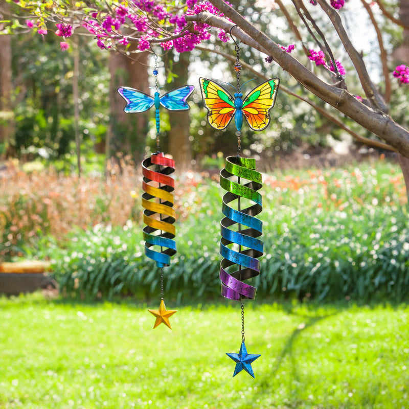 Garden Friends Wind Twirlers, 2 Assorted,2wc1656