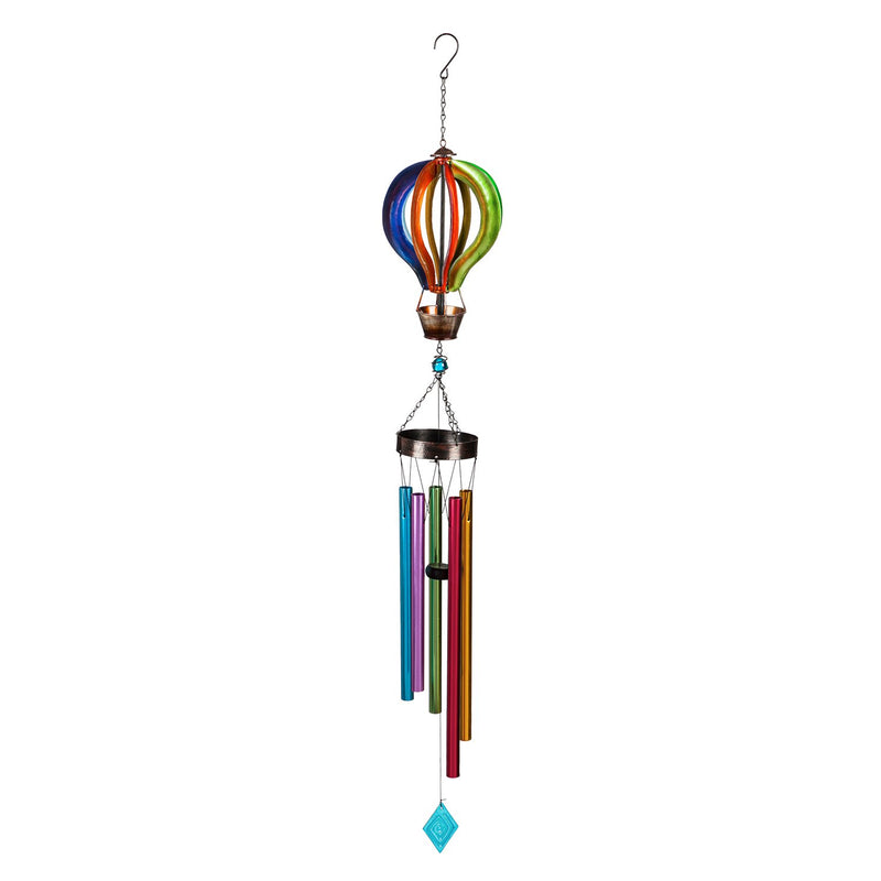 Rainbow Colored Balloon Windchimes,2wc2098