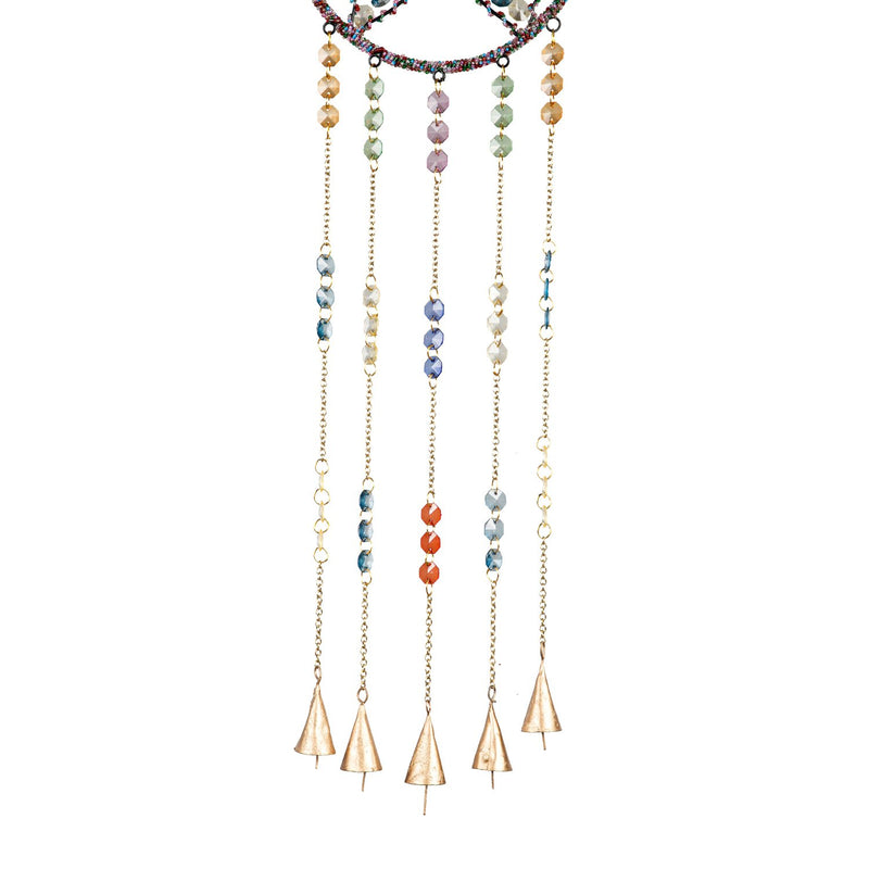 Beaded Butterfly Wind Chime,2wc2106