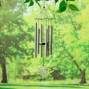 27"H Laser Cut Metal Hand Tuned Wind Chime, Dragonfly, Scale "C"