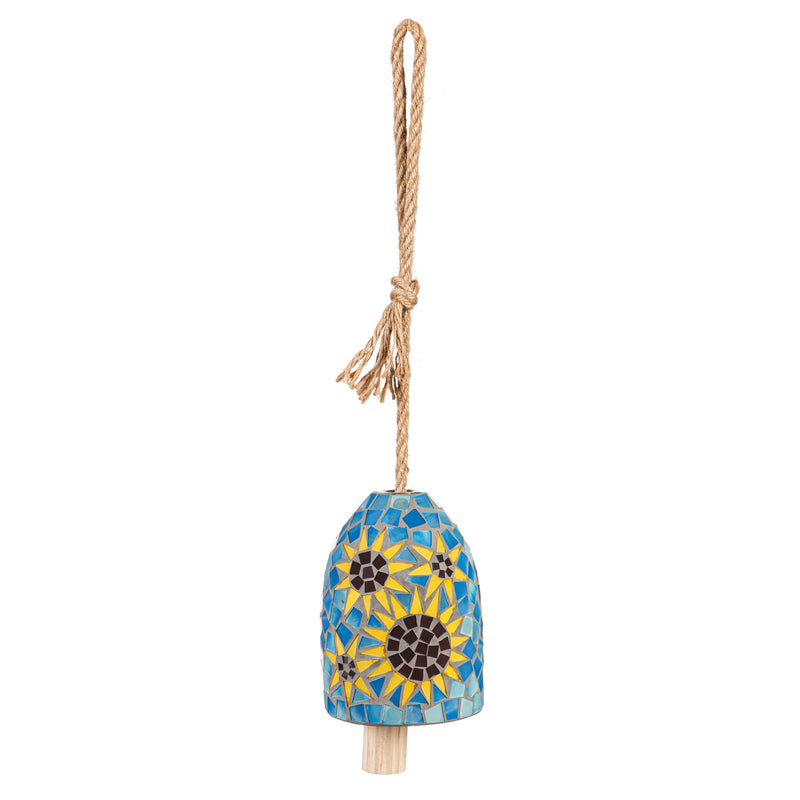 Sunflowers Mosaic Bell Chime,2wc2177