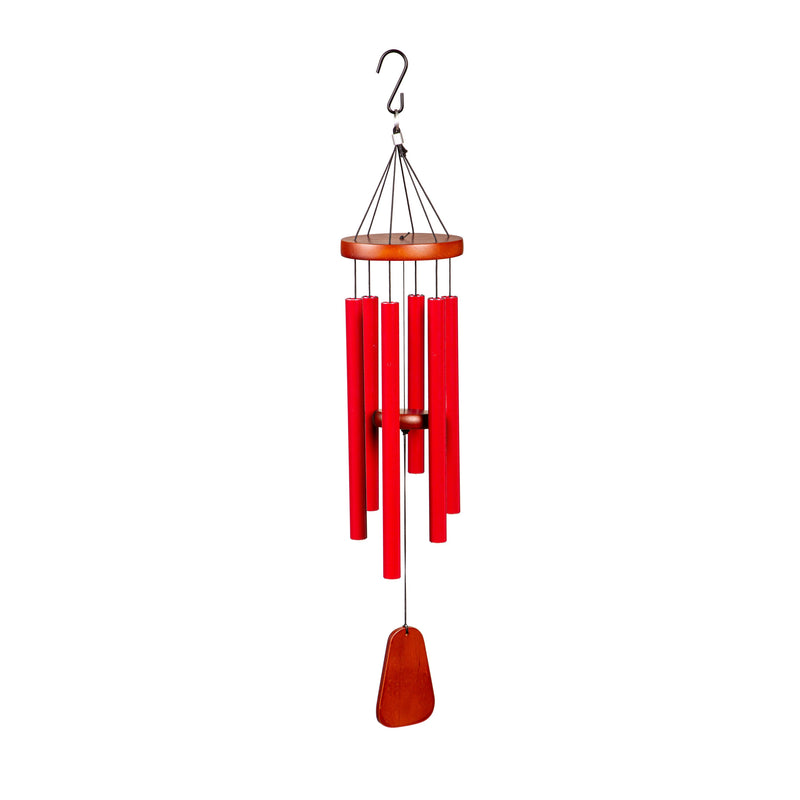 Evergreen Wind,30" H Avria Hand Tuned Wind Chime, Star Spangled Banner,6x6x30 Inches