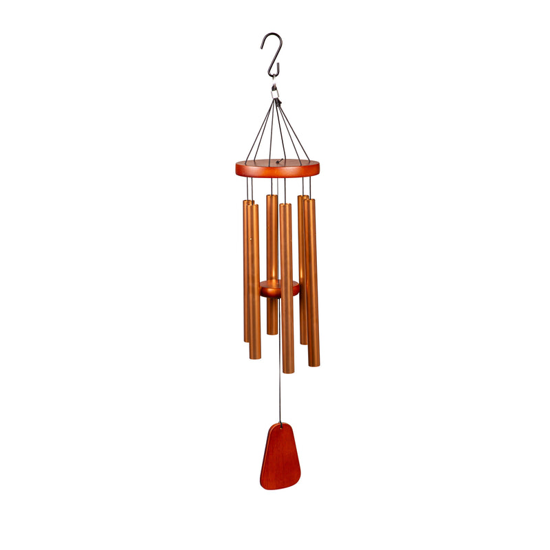 Evergreen Wind,30" H Avria Hand Tuned Wind Chime, Hallelujah,6x6x30 Inches