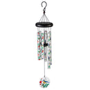 Avria Printed Hand Tuned Wind Chime, Songbirds, 27"