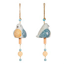 Ceramic Winter Bird Bell