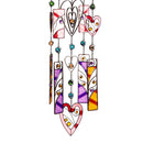 Memorial Wind Chime, Metal Wind Chime, Heart & Shapes