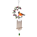 What She Shed Wind Chime, Metal, Bird on Leaves, Asst of 3