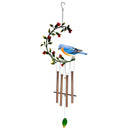 What She Shed Wind Chime, Metal, Bird on Leaves, Asst of 3