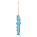 Palm Beach Garden Bell, Ceramic Bell, Iridescent Mermaid