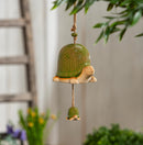 Palm Beach Garden Bell, Ceramic, Turtle Mommy and Baby Bell